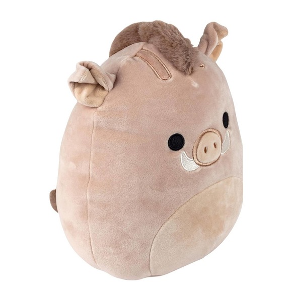 NEW Squishmallows Warren The Warthog 8" Plush Soft Tan Wild Boar Wildlife Squad - Picture 2 of 3